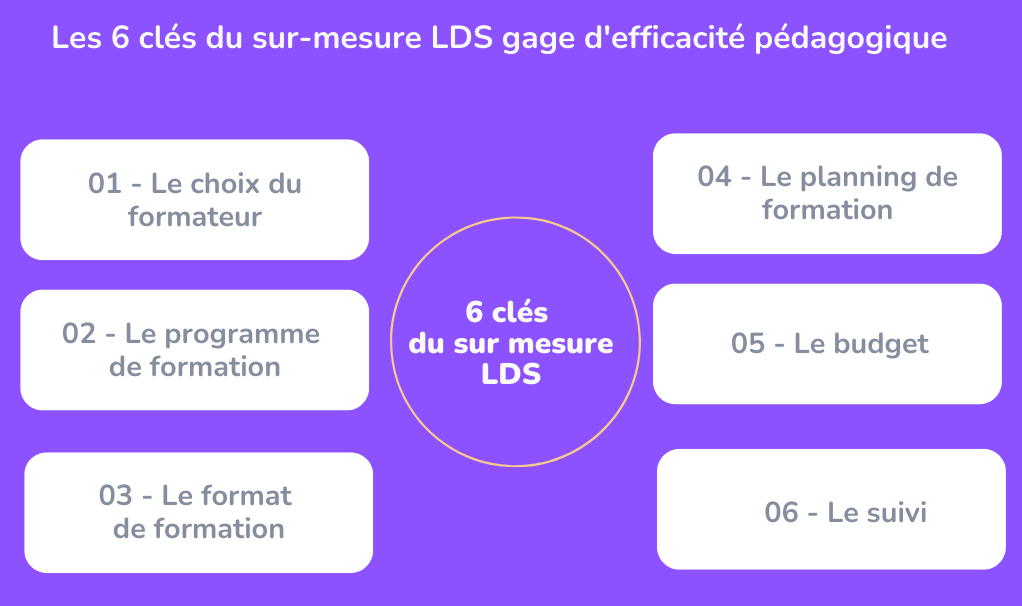 Les 6 clés du sur mesure LDS gage defficacité pédagogique