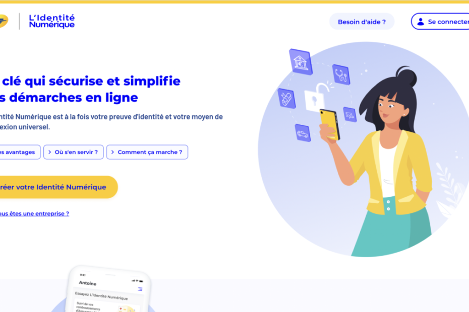 illustration Créer son identité Numérique La Poste